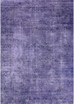 Mid-Century Modern Purple Oriental Rug, urb2445
