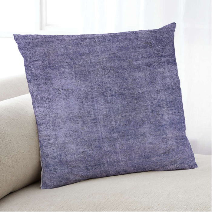 Lifestyle Image of Mid-Century Modern Urban Square Purple Throw Pillow, 18 inch by 18 inch, pwurb2445