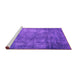 Sideview of Machine Washable Oriental Purple Industrial Area Rugs, wshurb2445pur