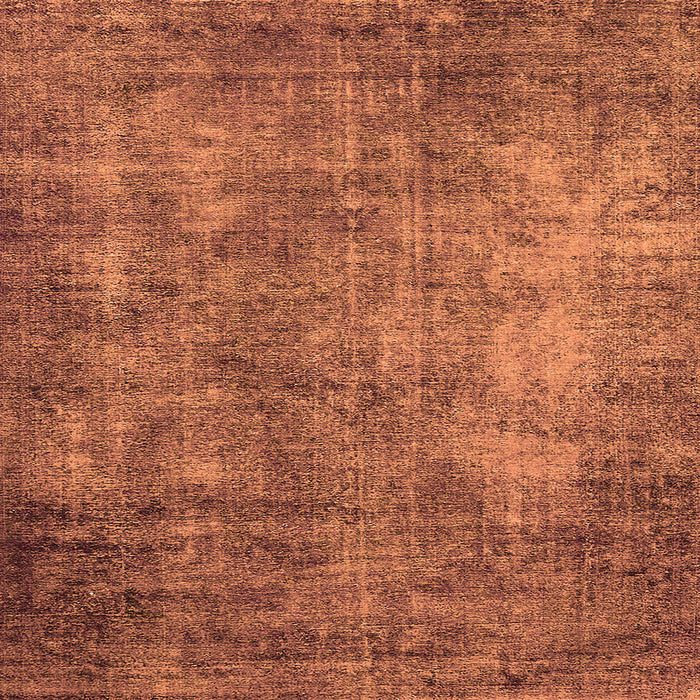 Square Oriental Orange Industrial Rug, urb2445org