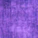 Square Oriental Purple Industrial Rug, urb2445pur