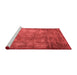 Industrial Red Washable Rugs