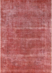 Machine Washable Industrial Modern Fire Red Rug, wshurb2446