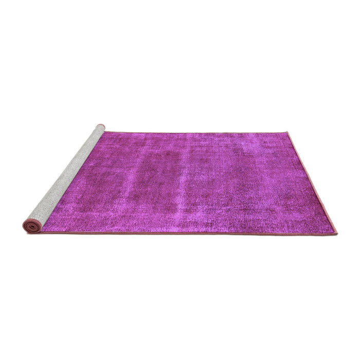Sideview of Machine Washable Oriental Purple Industrial Area Rugs, wshurb2446pur