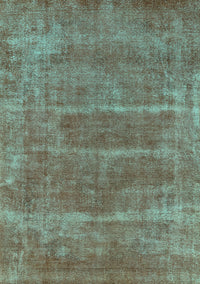 Oriental Turquoise Industrial Rug, urb2446turq