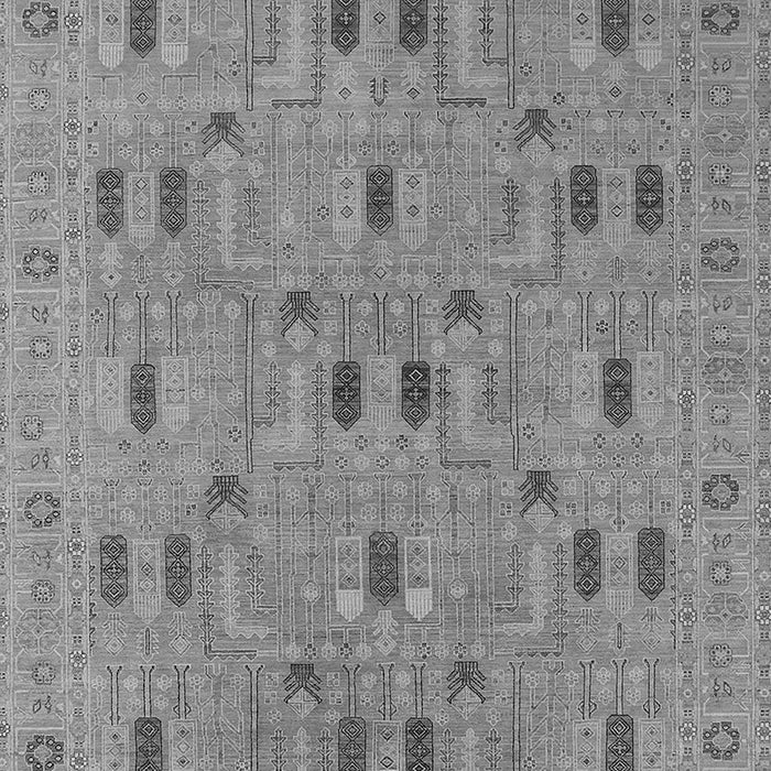 Machine Washable Oriental Gray Industrial Rug, wshurb2447gry