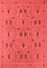 Oriental Red Industrial Rug, urb2447red