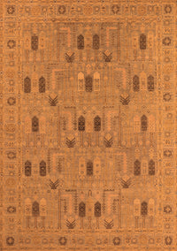 Oriental Orange Industrial Rug, urb2447org