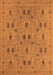 Machine Washable Oriental Orange Industrial Area Rugs, wshurb2447org