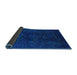 Sideview of Mid-Century Modern Denim Dark Blue Persian Rug, urb2448