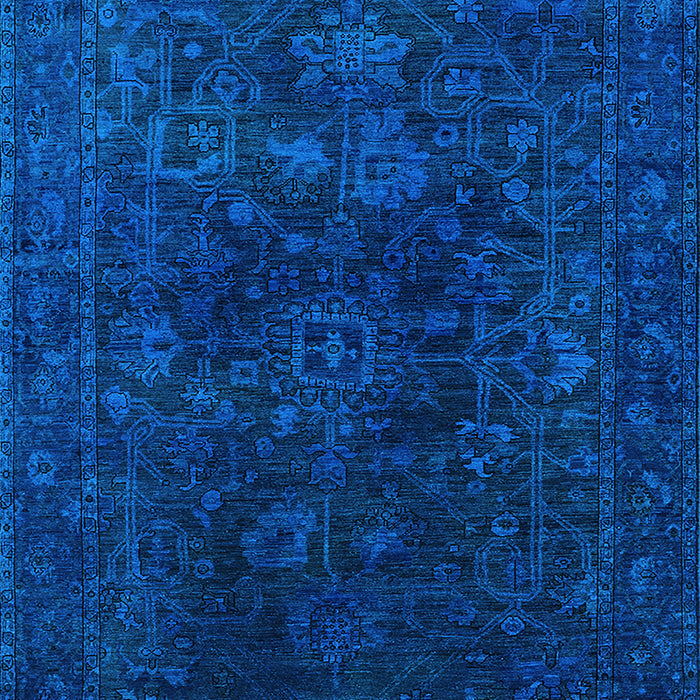 Machine Washable Persian Light Blue Bohemian Rug, wshurb2448lblu