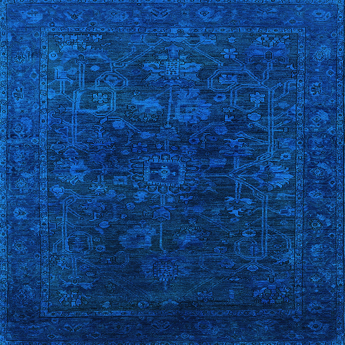Square Persian Light Blue Bohemian Rug, urb2448lblu