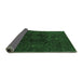 Sideview of Persian Emerald Green Bohemian Rug, urb2448emgrn