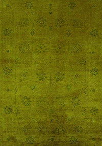 Oriental Yellow Industrial Rug, urb2449yw