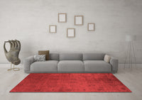 Machine Washable Oriental Red Industrial Rug, wshurb2449red