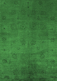 Oriental Emerald Green Industrial Rug, urb2449emgrn