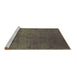 Sideview of Machine Washable Oriental Brown Industrial Rug, wshurb2449brn