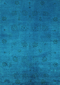 Oriental Turquoise Industrial Rug, urb2449turq