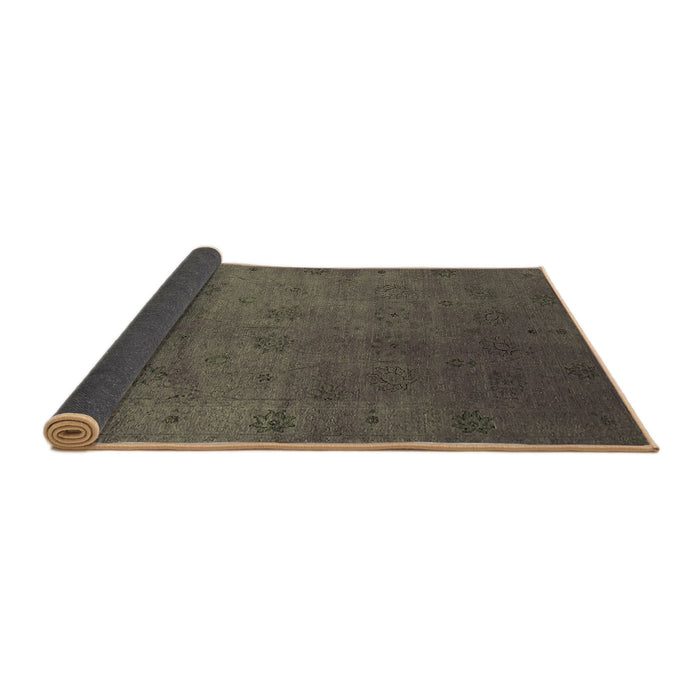 Sideview of Oriental Brown Industrial Rug, urb2449brn