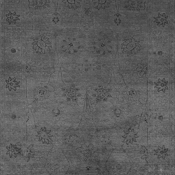 Machine Washable Oriental Gray Industrial Rug, wshurb2449gry