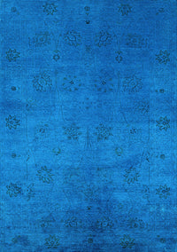 Oriental Light Blue Industrial Rug, urb2449lblu