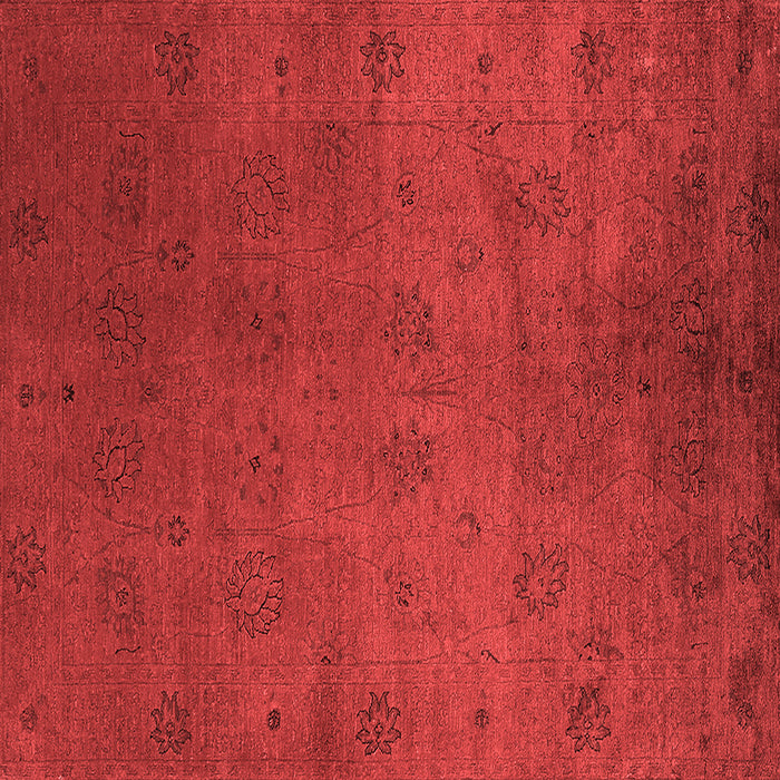 Machine Washable Oriental Red Industrial Rug, wshurb2449red