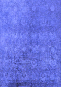 Oriental Blue Industrial Rug, urb2450blu