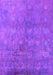 Machine Washable Oriental Purple Industrial Area Rugs, wshurb2450pur