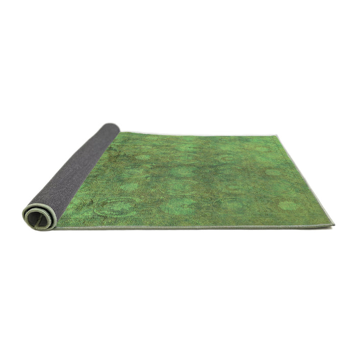 Sideview of Oriental Green Industrial Rug, urb2450grn