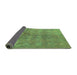 Sideview of Oriental Green Industrial Rug, urb2450grn