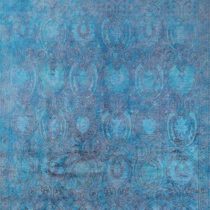Oriental Turquoise Industrial Rug, urb2450turq
