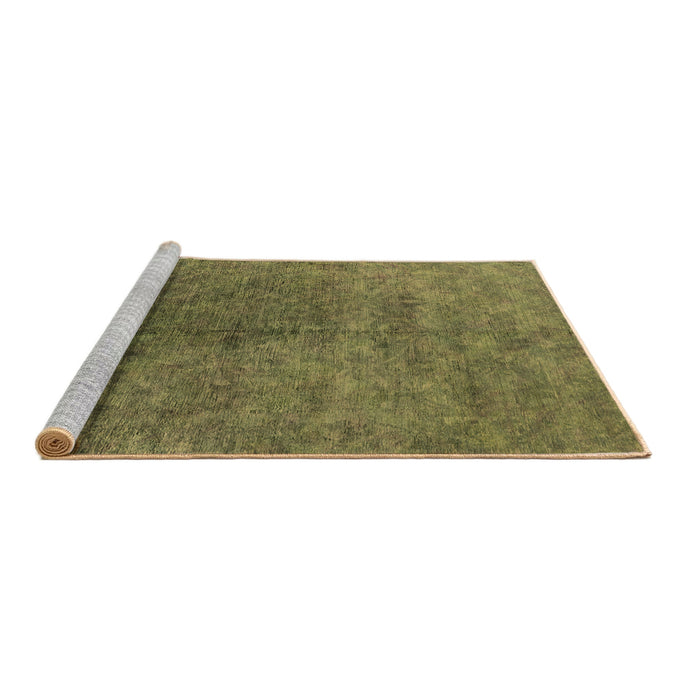 Sideview of Machine Washable Oriental Brown Industrial Rug, wshurb2451brn
