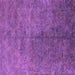 Square Machine Washable Oriental Pink Industrial Rug, wshurb2451pnk