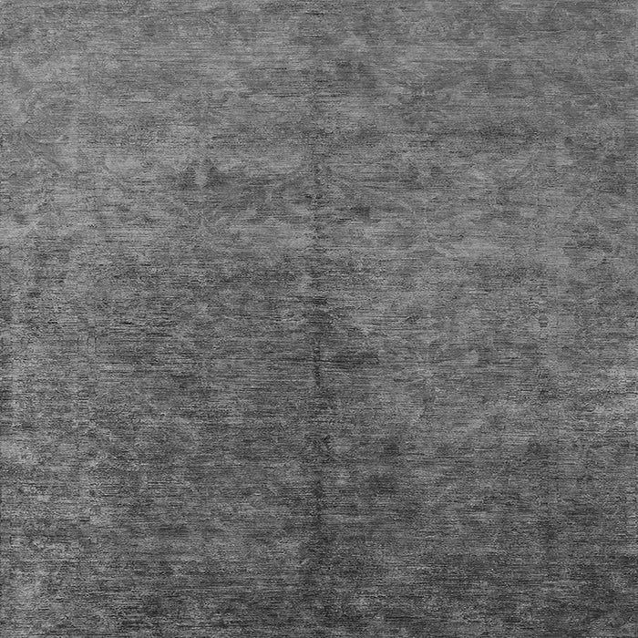 Square Oriental Gray Industrial Rug, urb2451gry