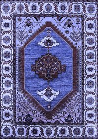 Oriental Blue Industrial Rug, urb2452blu