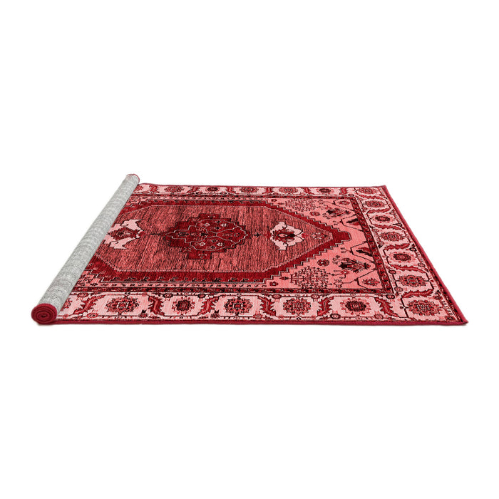 Industrial Red Washable Rugs