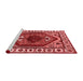 Industrial Red Washable Rugs