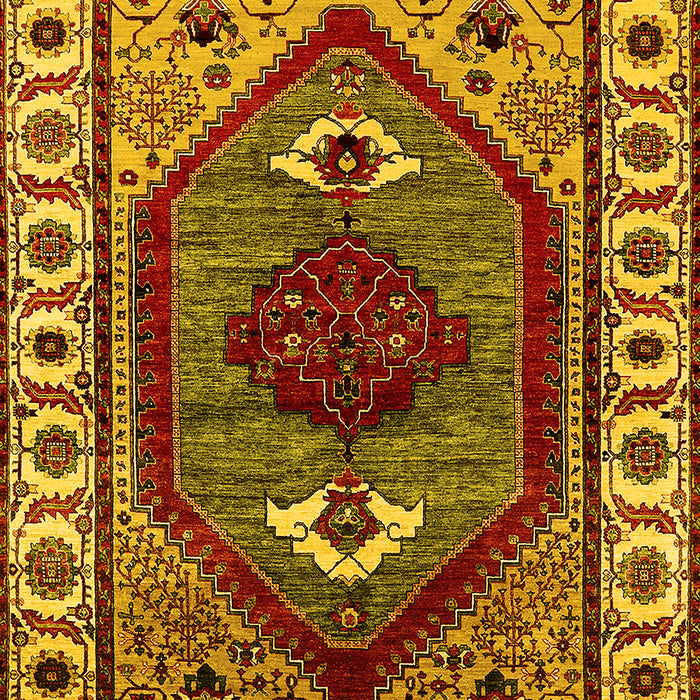 Oriental Yellow Industrial Rug, urb2452yw