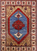 Mid-Century Modern Camel Brown Oriental Rug, urb2452