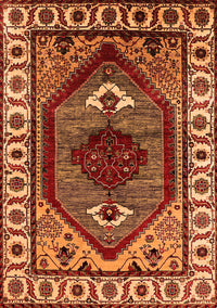 Oriental Orange Industrial Rug, urb2452org