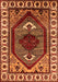 Oriental Orange Industrial Rug, urb2452org