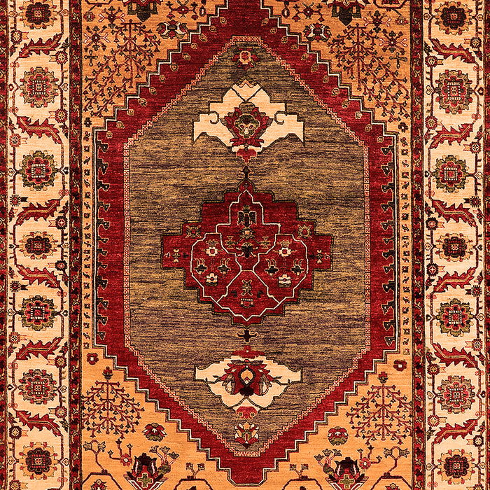 Oriental Orange Industrial Rug, urb2452org