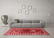 Industrial Red Washable Rugs