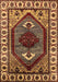 Machine Washable Oriental Brown Industrial Rug, wshurb2452brn