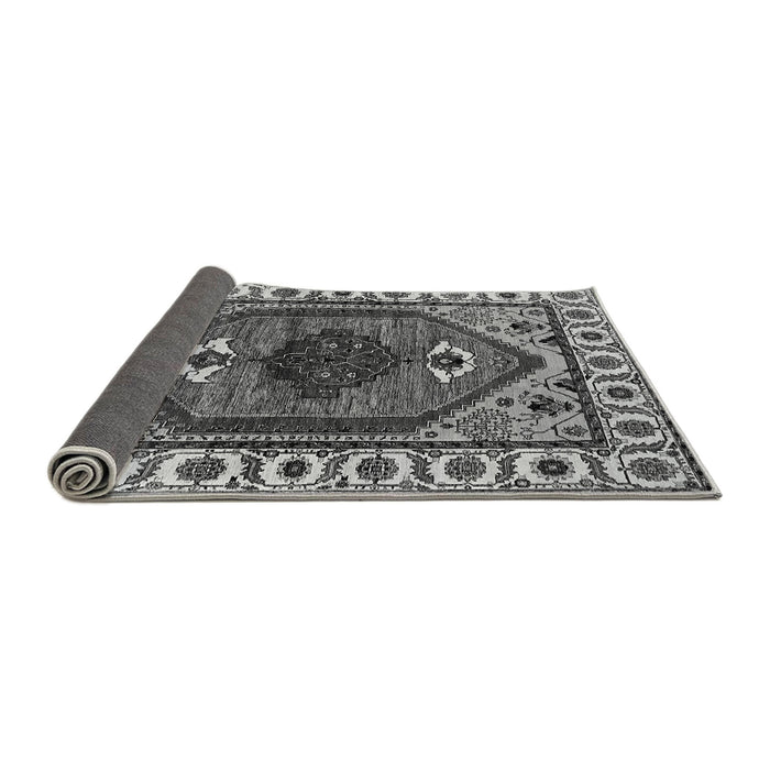 Sideview of Oriental Gray Industrial Rug, urb2452gry