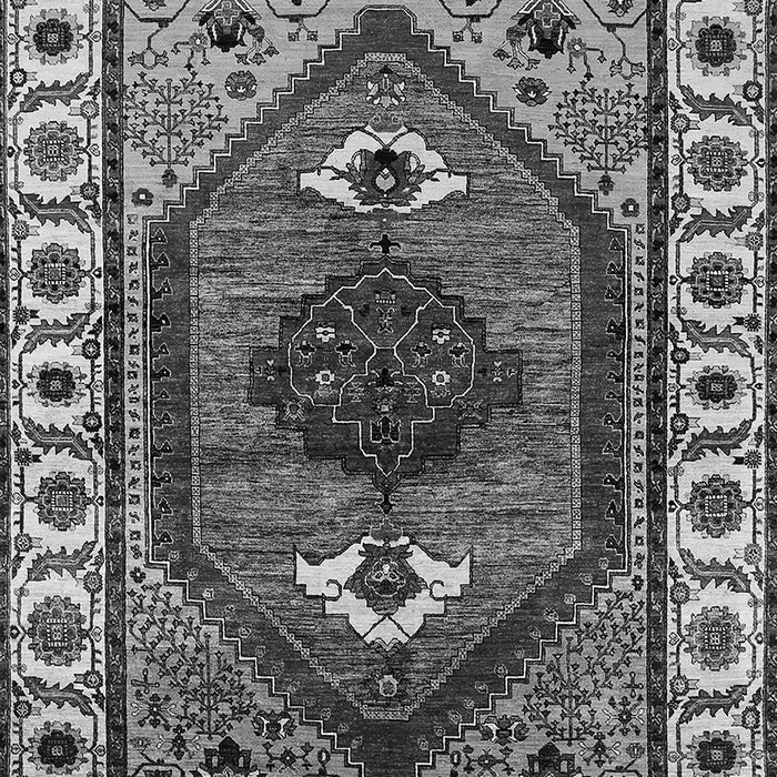 Machine Washable Oriental Gray Industrial Rug, wshurb2452gry