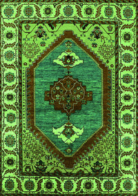 Oriental Green Industrial Rug, urb2452grn