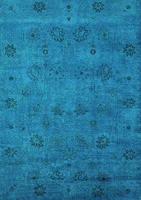 Oriental Turquoise Industrial Rug, urb2453turq