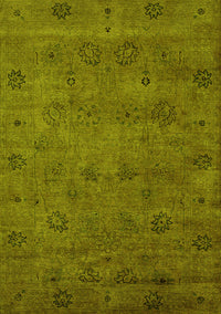 Oriental Yellow Industrial Rug, urb2453yw