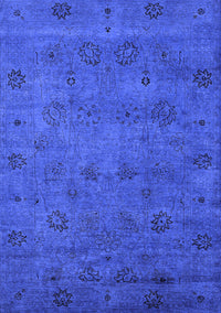 Oriental Blue Industrial Rug, urb2453blu